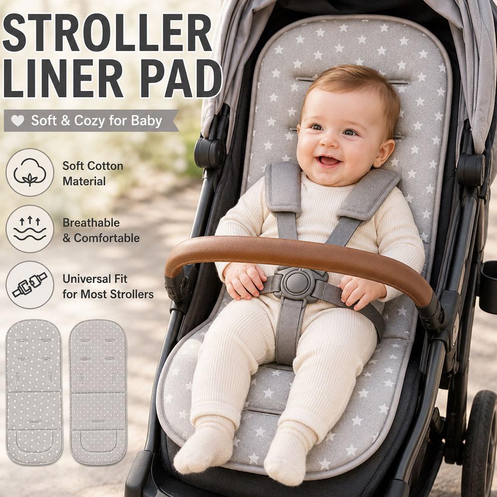 Stroller Cushion & Seat Belt C - Infant Car Seat Cover recension och pris