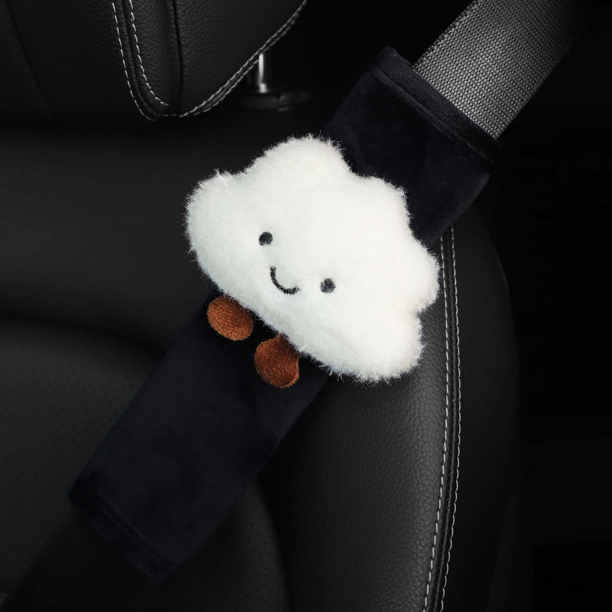 Cloud-Shaped Plush Car Shoulde - Infant Car Seat Cover recension och pris