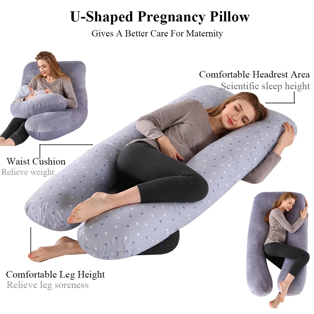 Pregnancy Pillow 130*70cm Slee - Nursing Pillow Breastfeeding recension och pris